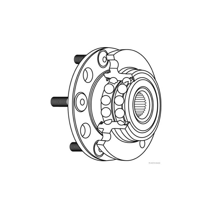 Rato guolio komplektas HERTH+BUSS JAKOPARTS J4713017
