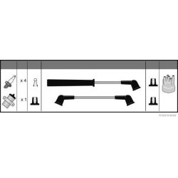 Uždegimo laido komplektas HERTH+BUSS JAKOPARTS J5383000