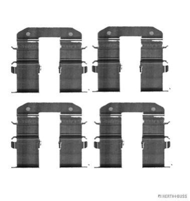 Priedų komplektas, diskinių stabdžių trinkelės HERTH+BUSS JAKOPARTS J3660310
