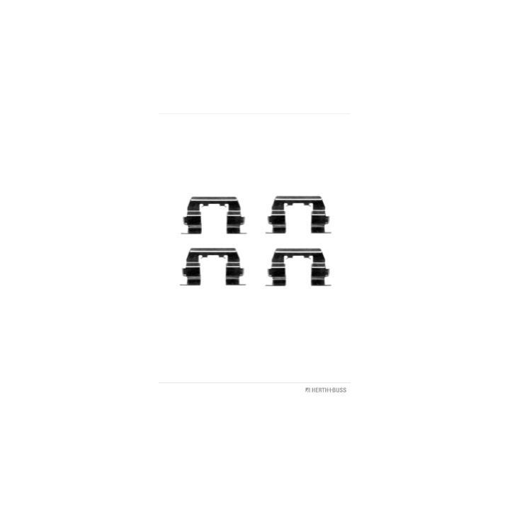 Priedų komplektas, diskinių stabdžių trinkelės HERTH+BUSS JAKOPARTS J3660507