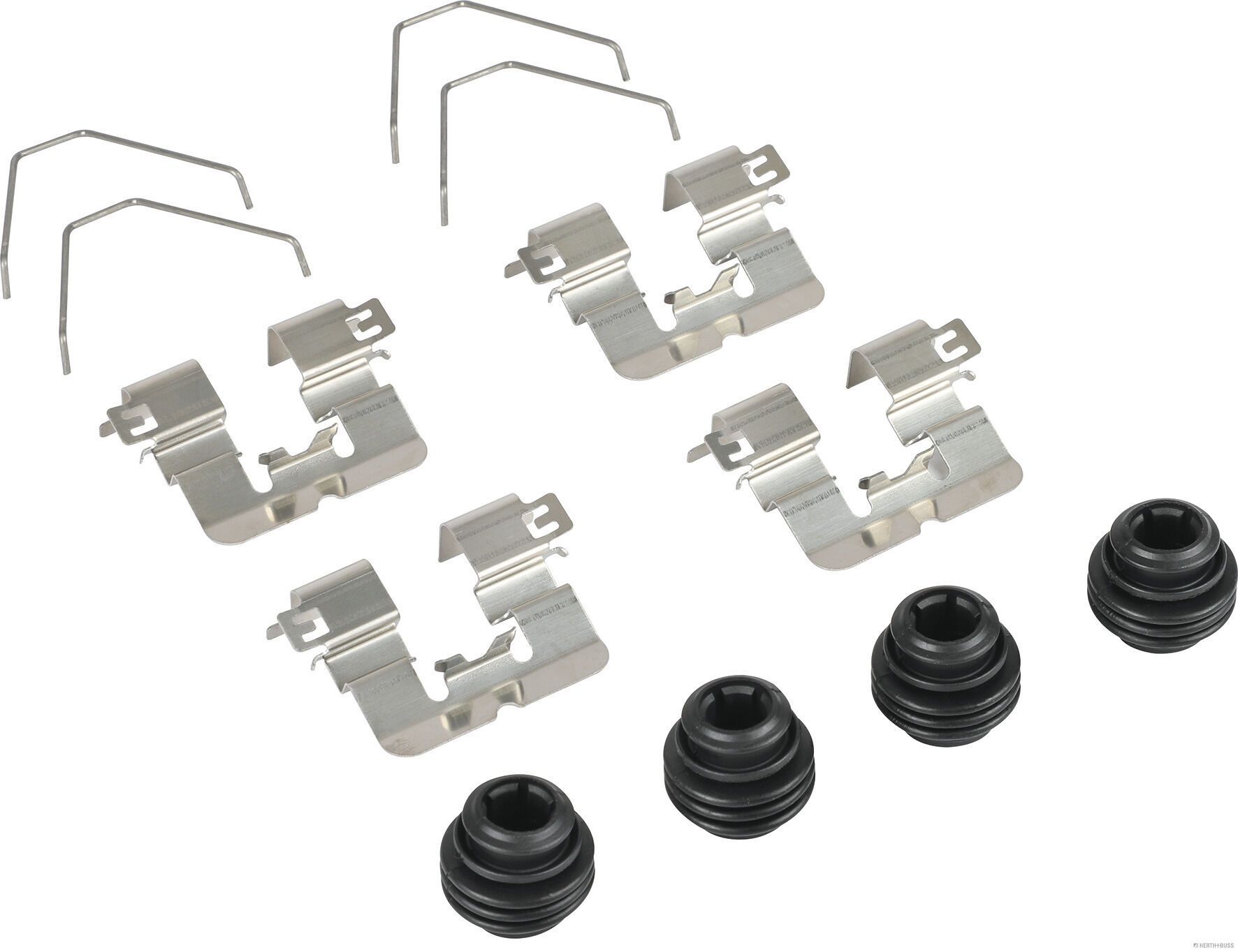Priedų komplektas, diskinių stabdžių trinkelės HERTH+BUSS JAKOPARTS J3660536
