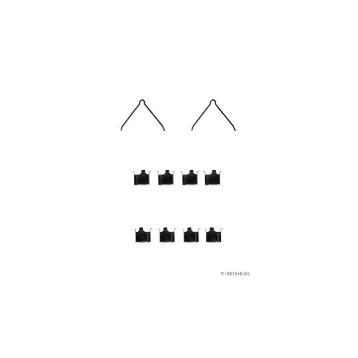 Priedų komplektas, diskinių stabdžių trinkelės HERTH+BUSS JAKOPARTS J3663008