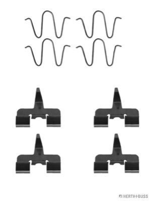 Priedų komplektas, diskinių stabdžių trinkelės HERTH+BUSS JAKOPARTS J3663011