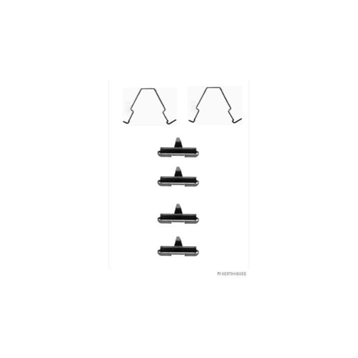 Priedų komplektas, diskinių stabdžių trinkelės HERTH+BUSS JAKOPARTS J3663012