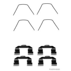 Priedų komplektas, diskinių stabdžių trinkelės HERTH+BUSS JAKOPARTS J3663013