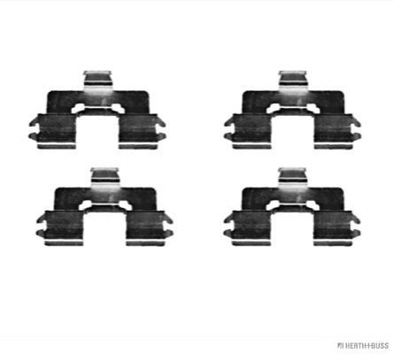 Priedų komplektas, diskinių stabdžių trinkelės HERTH+BUSS JAKOPARTS J3663015