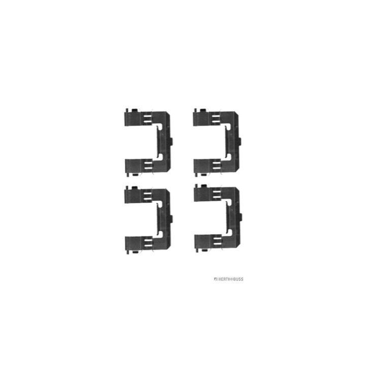 Priedų komplektas, diskinių stabdžių trinkelės HERTH+BUSS JAKOPARTS J3663017