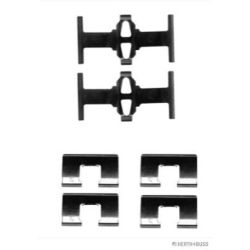 Priedų komplektas, diskinių stabdžių trinkelės HERTH+BUSS JAKOPARTS J3664010