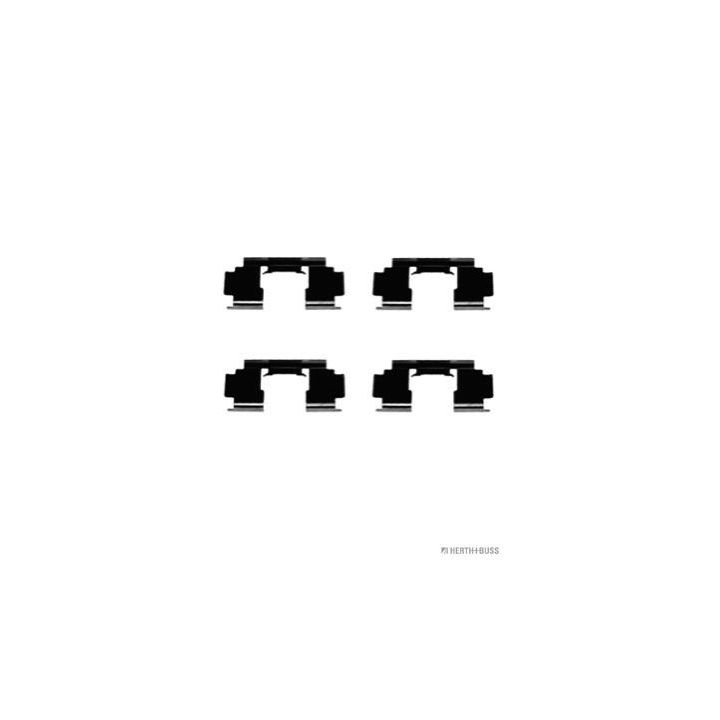 Priedų komplektas, diskinių stabdžių trinkelės HERTH+BUSS JAKOPARTS J3664013