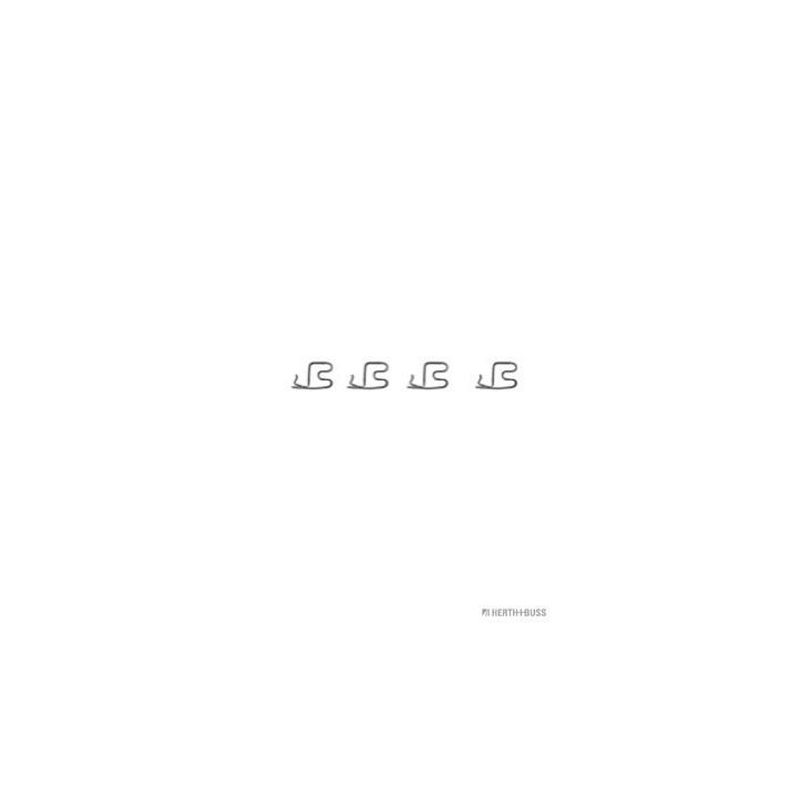 Priedų komplektas, diskinių stabdžių trinkelės HERTH+BUSS JAKOPARTS J3665010