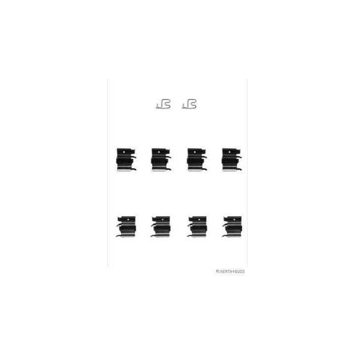 Priedų komplektas, diskinių stabdžių trinkelės HERTH+BUSS JAKOPARTS J3665011