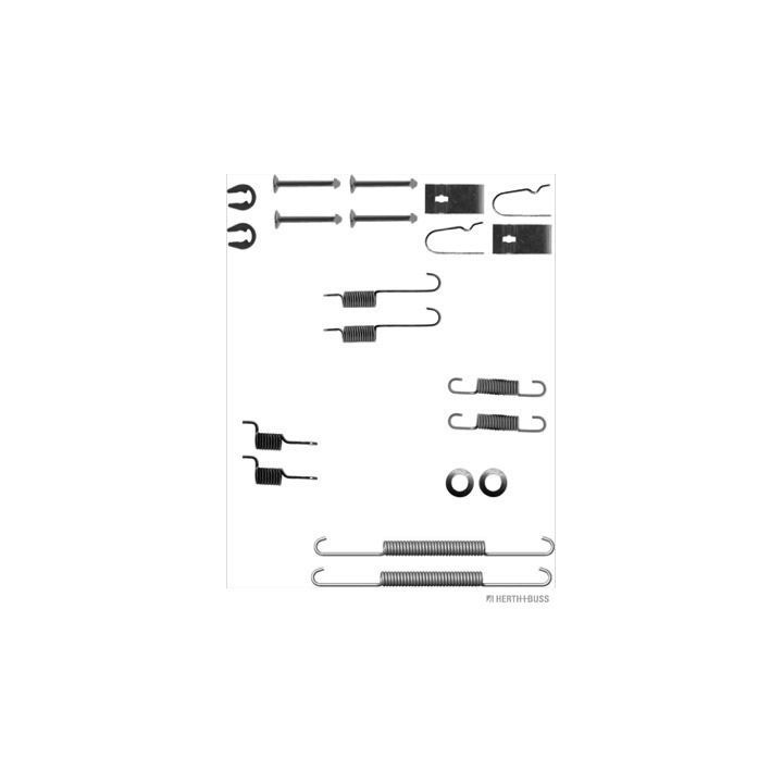 Priedų komplektas, stabdžių trinkelės HERTH+BUSS JAKOPARTS J3560303