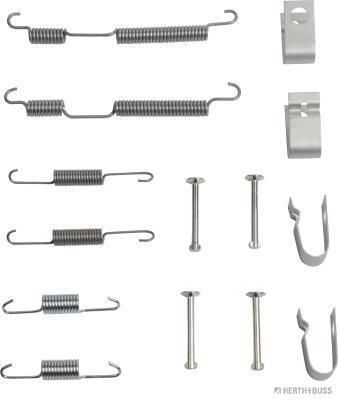 Priedų komplektas, stabdžių trinkelės HERTH+BUSS JAKOPARTS J3560311