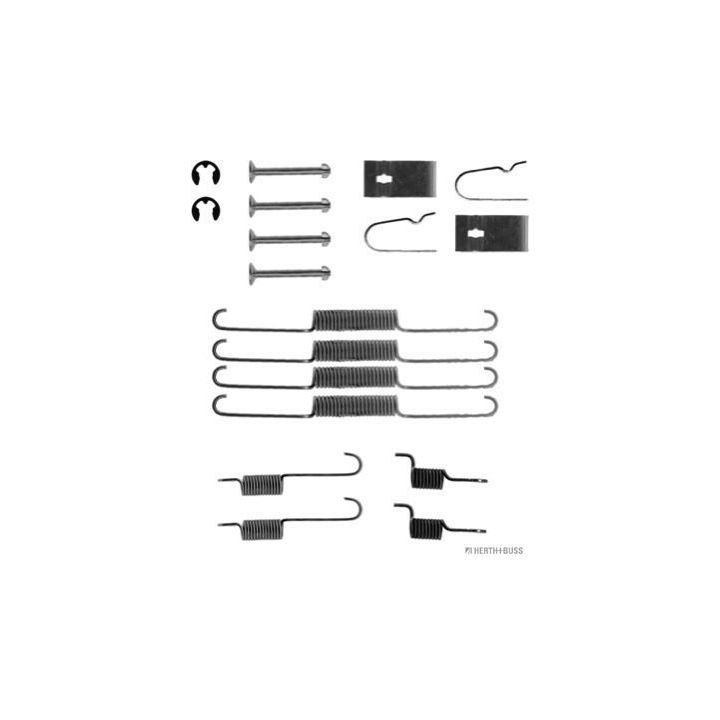 Priedų komplektas, stabdžių trinkelės HERTH+BUSS JAKOPARTS J3563000