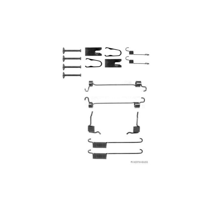 Priedų komplektas, stabdžių trinkelės HERTH+BUSS JAKOPARTS J3563008