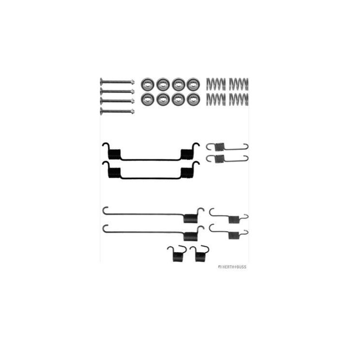 Priedų komplektas, stabdžių trinkelės HERTH+BUSS JAKOPARTS J3563012