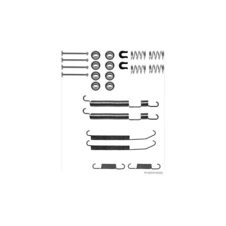 Priedų komplektas, stabdžių trinkelės HERTH+BUSS JAKOPARTS J3565004