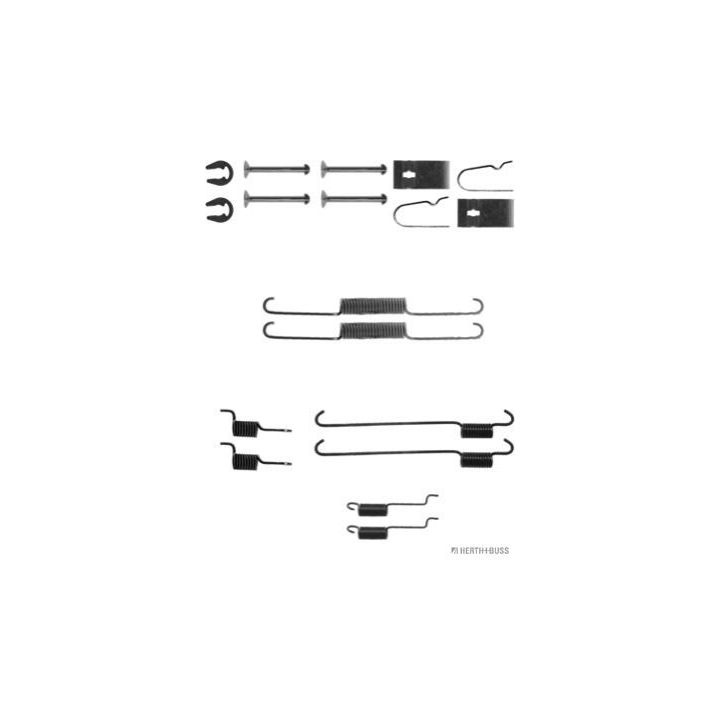 Priedų komplektas, stabdžių trinkelės HERTH+BUSS JAKOPARTS J3566002