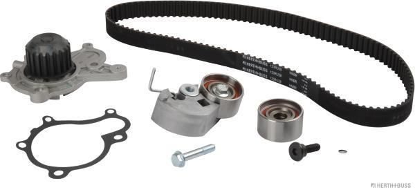 Vandens siurblio ir paskirstymo diržo komplektas HERTH+BUSS JAKOPARTS J1100302