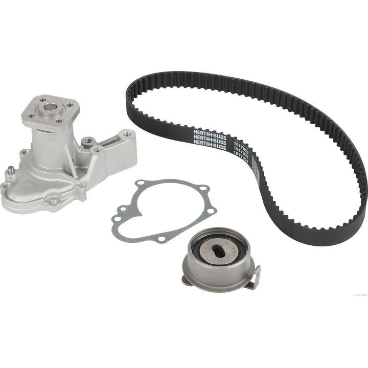 Vandens siurblio ir paskirstymo diržo komplektas HERTH+BUSS JAKOPARTS J1100500
