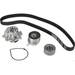 Vandens siurblio ir paskirstymo diržo komplektas HERTH+BUSS JAKOPARTS J1100909