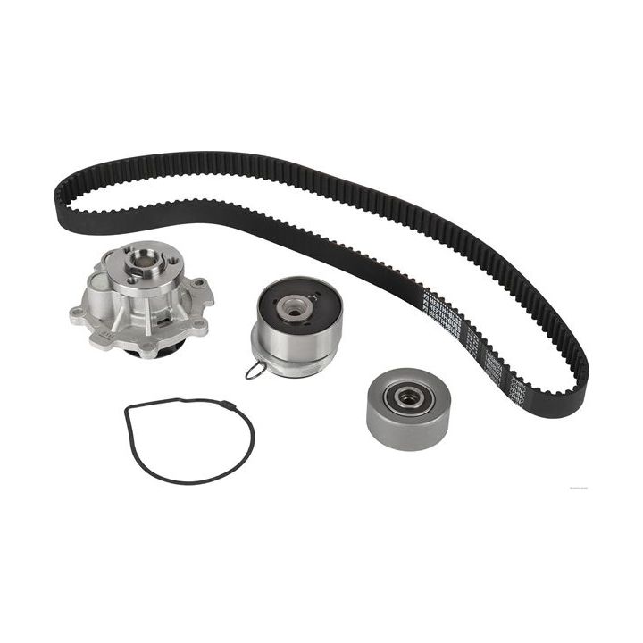 Vandens siurblio ir paskirstymo diržo komplektas HERTH+BUSS JAKOPARTS J1100909