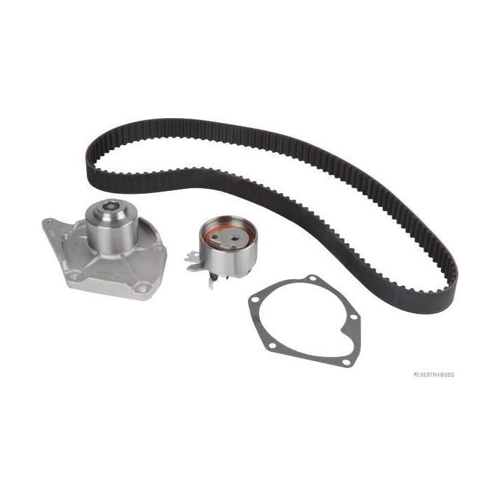 Vandens siurblio ir paskirstymo diržo komplektas HERTH+BUSS JAKOPARTS J1101006