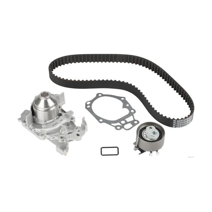 Vandens siurblio ir paskirstymo diržo komplektas HERTH+BUSS JAKOPARTS J1101009