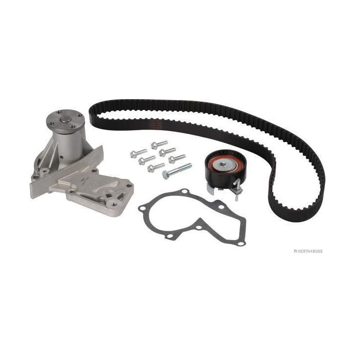 Vandens siurblio ir paskirstymo diržo komplektas HERTH+BUSS JAKOPARTS J1103008