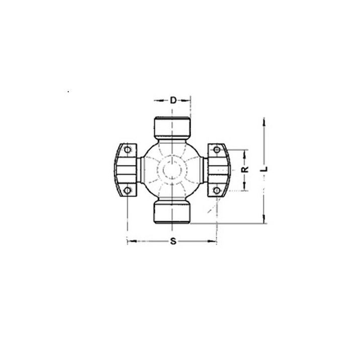 Lankstas, kardaninis velenas LÖBRO U 710