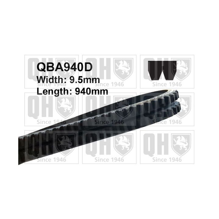 V formos diržas QUINTON HAZELL QBA940D