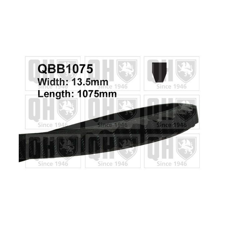 V formos diržas QUINTON HAZELL QBB1075