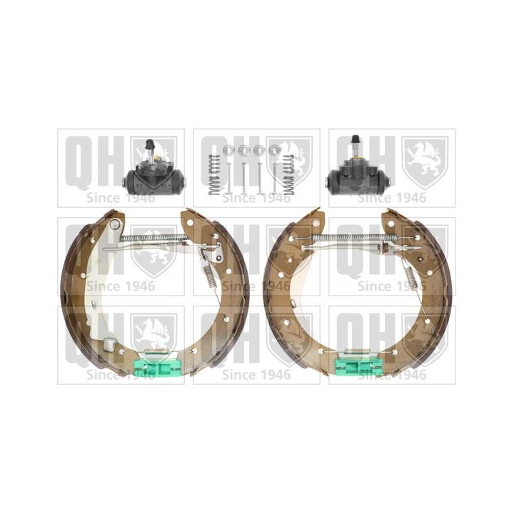 Stabdžių trinkelių komplektas QUINTON HAZELL BS1004K2