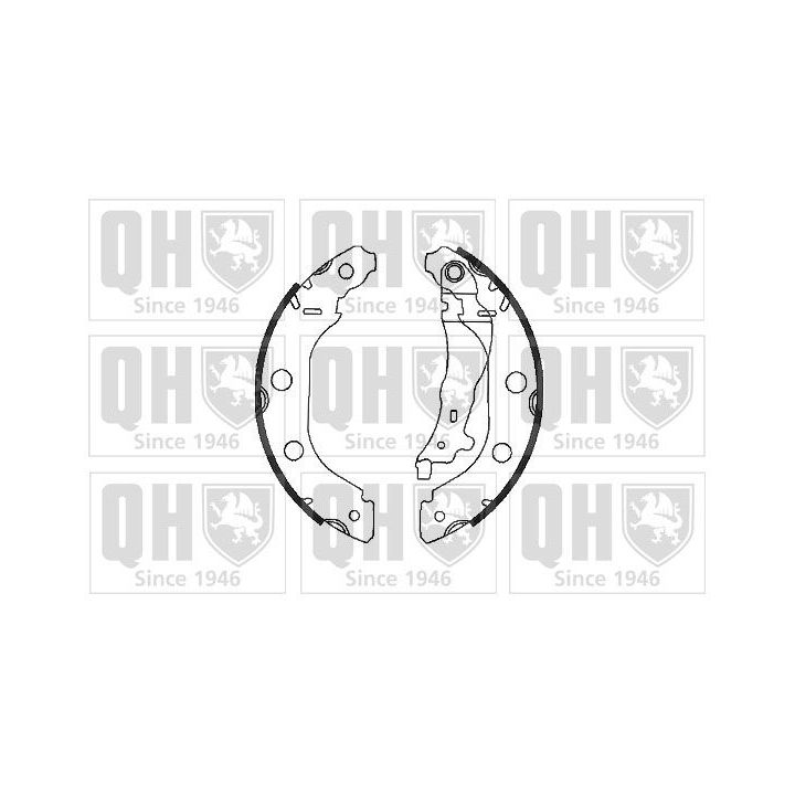 Stabdžių trinkelių komplektas QUINTON HAZELL BS1033