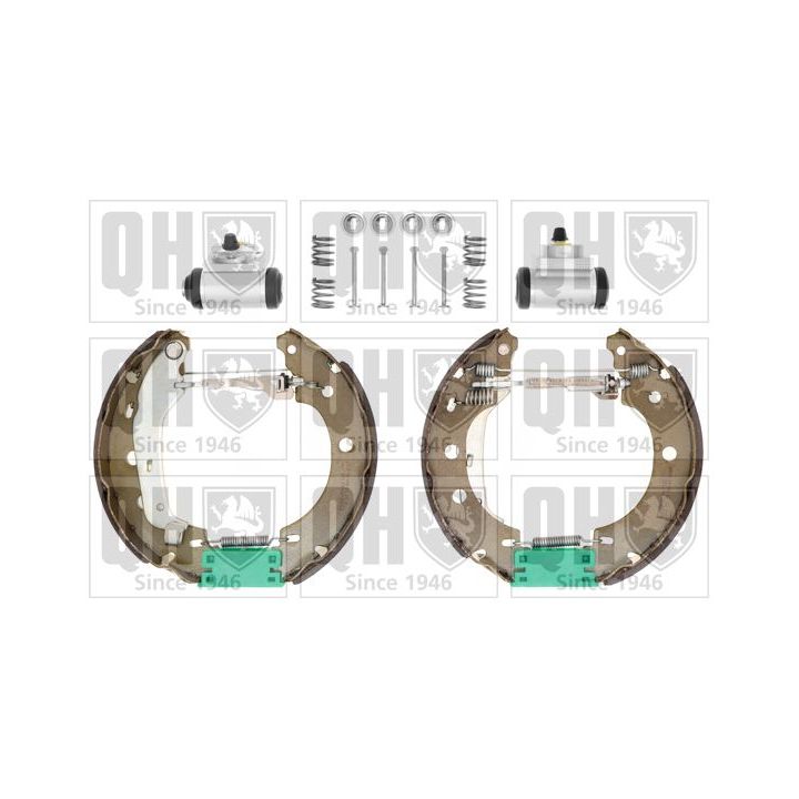 Stabdžių trinkelių komplektas QUINTON HAZELL BS1034K1