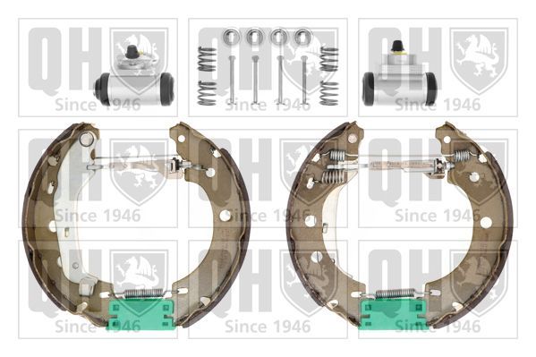 Stabdžių trinkelių komplektas QUINTON HAZELL BS1034K1