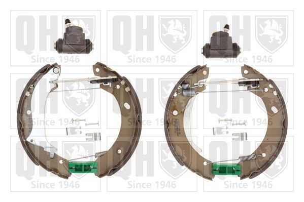 Stabdžių trinkelių komplektas QUINTON HAZELL BS1053K1