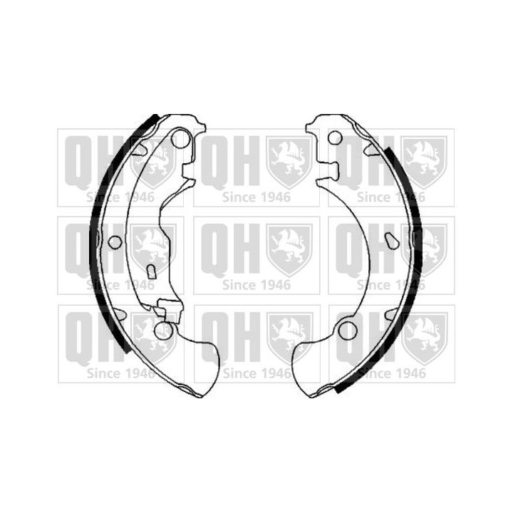 Stabdžių trinkelių komplektas QUINTON HAZELL BS1065