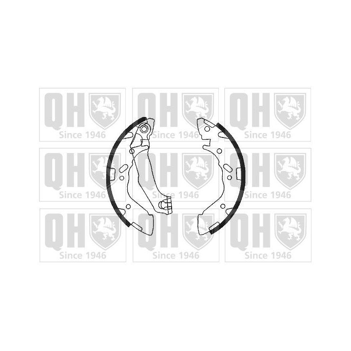 Stabdžių trinkelių komplektas QUINTON HAZELL BS1066