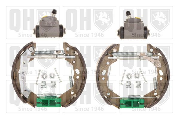 Stabdžių trinkelių komplektas QUINTON HAZELL BS1066K2