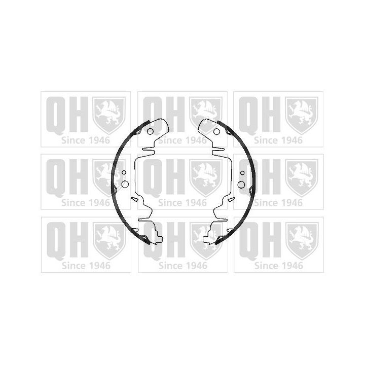 Stabdžių trinkelių komplektas QUINTON HAZELL BS1074