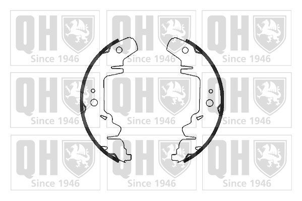 Stabdžių trinkelių komplektas QUINTON HAZELL BS1074