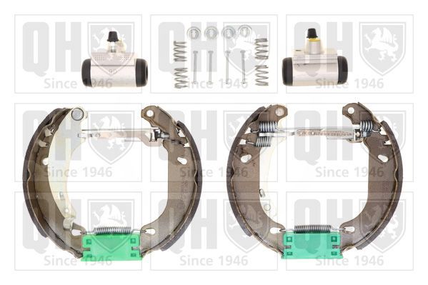 Stabdžių trinkelių komplektas QUINTON HAZELL BS1078K2