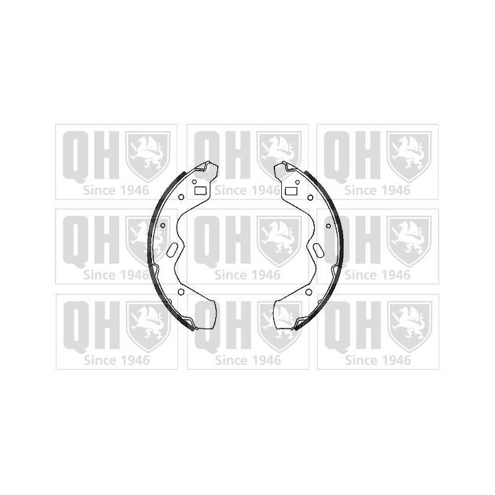 Stabdžių trinkelių komplektas QUINTON HAZELL BS1081