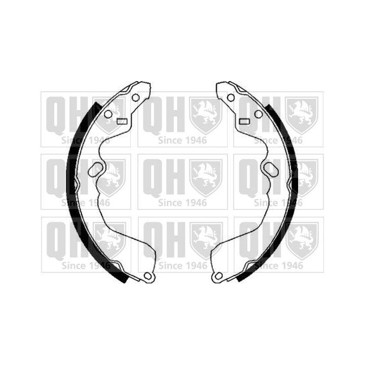 Stabdžių trinkelių komplektas QUINTON HAZELL BS1091