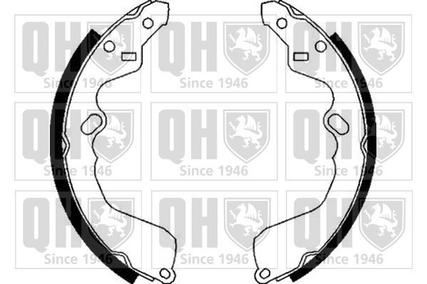 Stabdžių trinkelių komplektas QUINTON HAZELL BS1091