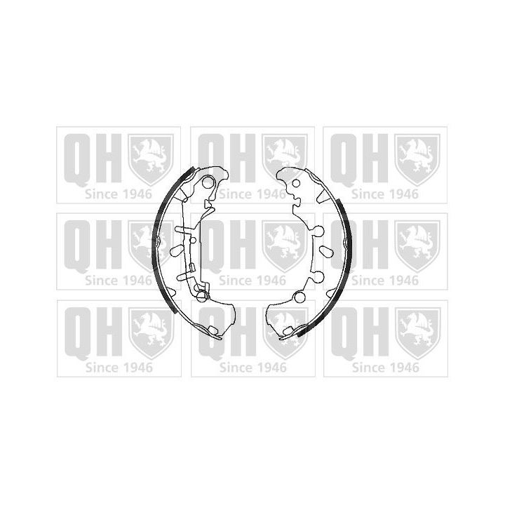 Stabdžių trinkelių komplektas QUINTON HAZELL BS1116