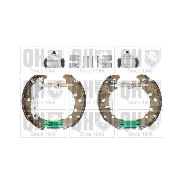 Stabdžių trinkelių komplektas QUINTON HAZELL BS1116K2