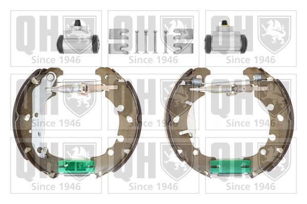 Stabdžių trinkelių komplektas QUINTON HAZELL BS1116K2