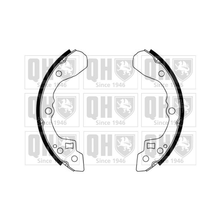 Stabdžių trinkelių komplektas QUINTON HAZELL BS1137